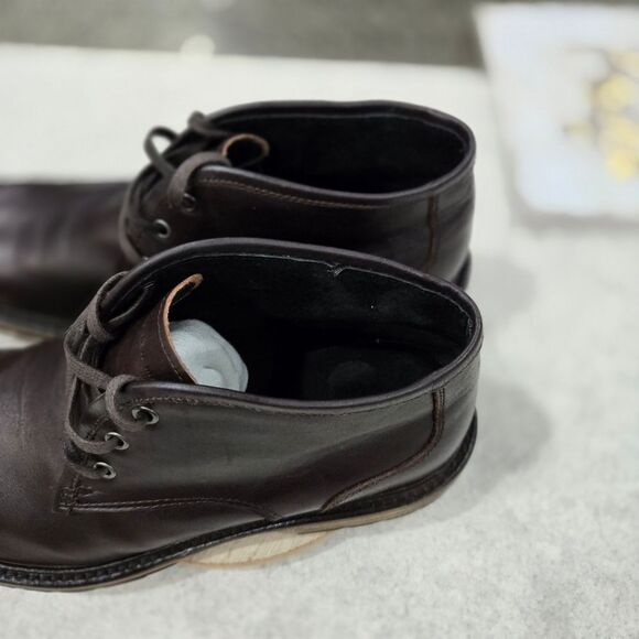 🐢 Andrew Marc leather Chukka boots Size 7.5 Excellent Condition! - Picture 11 of 17